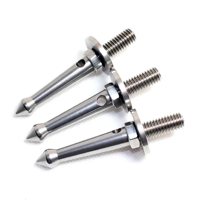 B29C-6Pcs Stainless 3/8 Inch Tripod Foot Spikes For Softer Looser Terrain Spikes For Gitzo/Manfrotto/Siri/Benro, Etc.Tripod