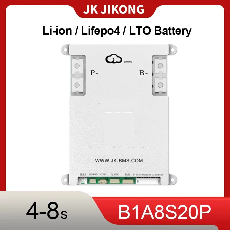 JK JIKONG BMS Smart BMS CANBUS 4S 5S 6S 7S 8S 200A 12V 24V Battery With 1A Actice Blance LifePO4 LTO LI-ION Battery BMS JK BMS