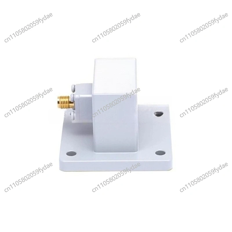 WR112-SMA Female Waveguide Coaxial Converter, Quadrature BJ84 Flange 6.57-9