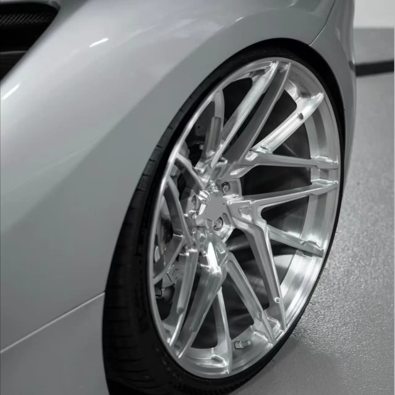 18 19 20 21 22 23 24 Inch Polished Brushed Chrome High Performance 6061-T6 Monoblock Forged Passenger Car Wheel Rims