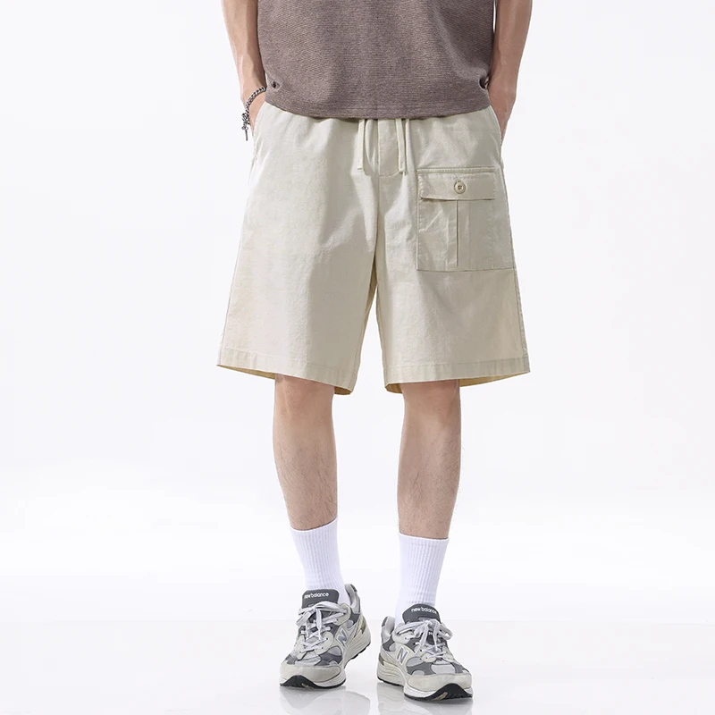 Summer Streetwear Shorts Men Loose Casual Breathable Comfortable Straight Cargo Short Pants Man Techwear Shorts Trousers