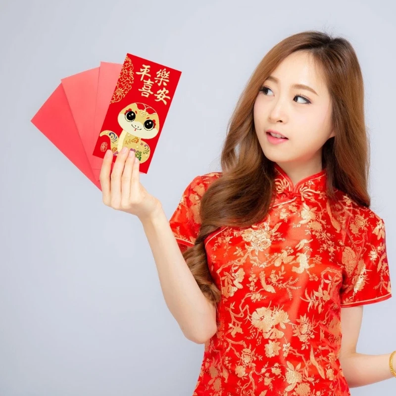 Chinese New Year 2025 Envelope Collection with Snake for Holiday Gifting