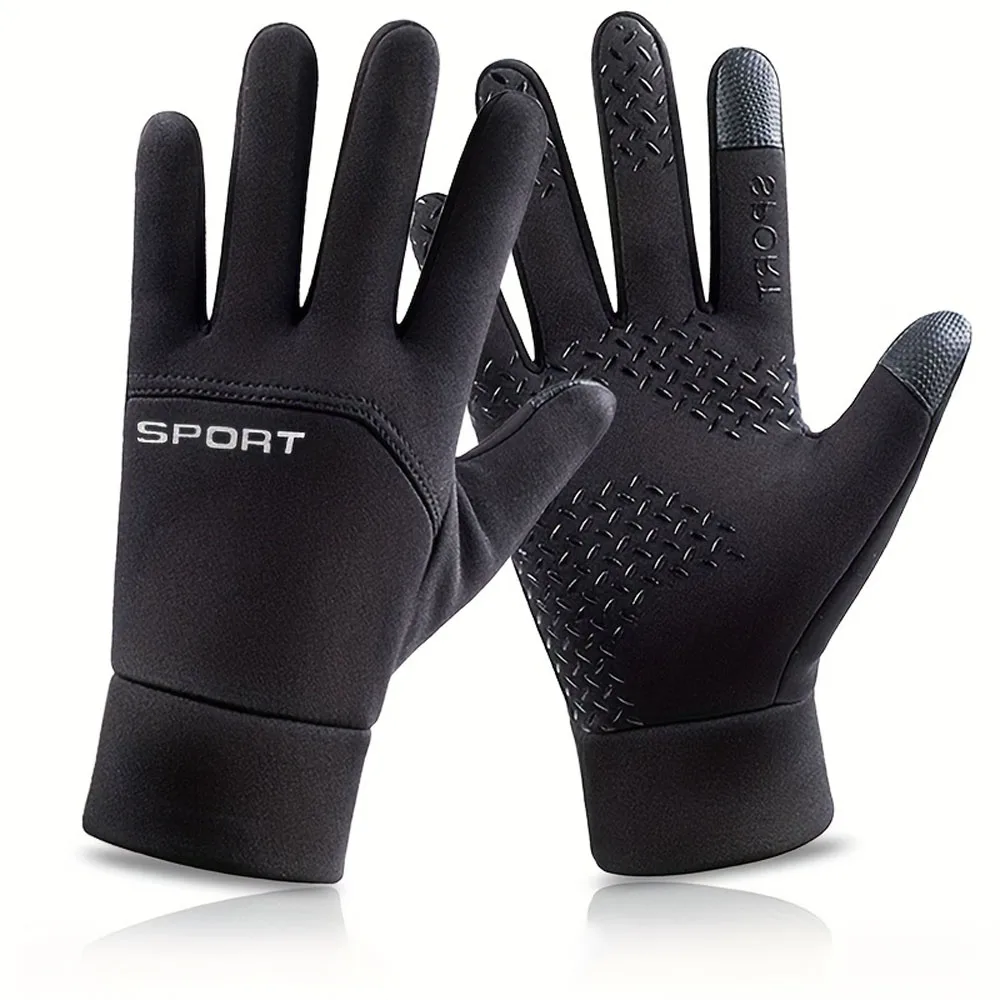 2026 Hochwertige Winter-Handschuhe für Damen und Herren, Warme Plüsch-Outdoor-Sporthandschuhe, Winddicht und Kältebeständig, Fahrradhandschuhe