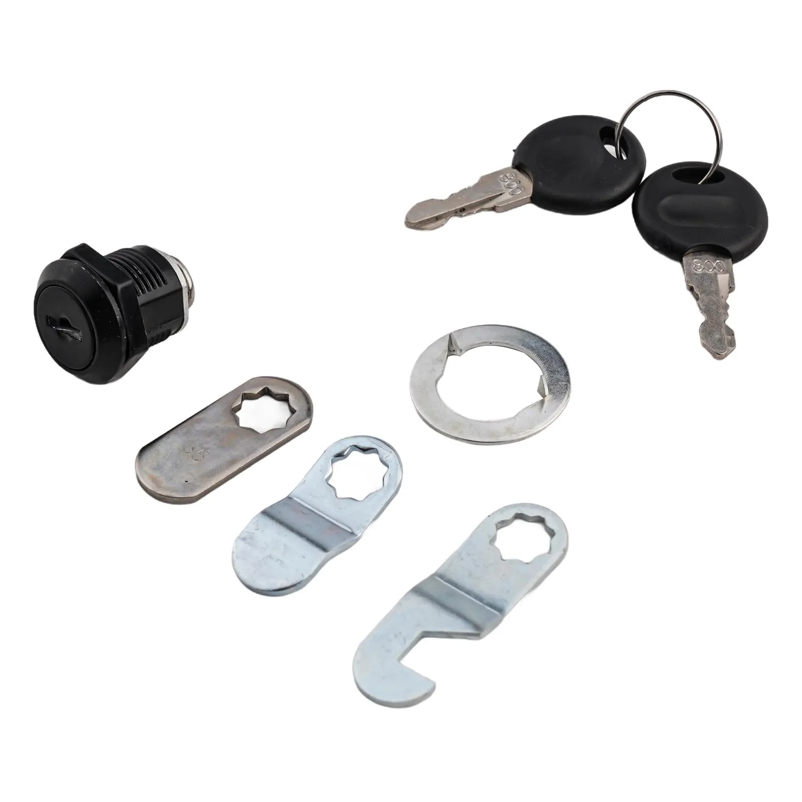Drawer Cam Locks RV Storage Lock With Keys Black Versatile Application Easy Installation Long-lasting Security