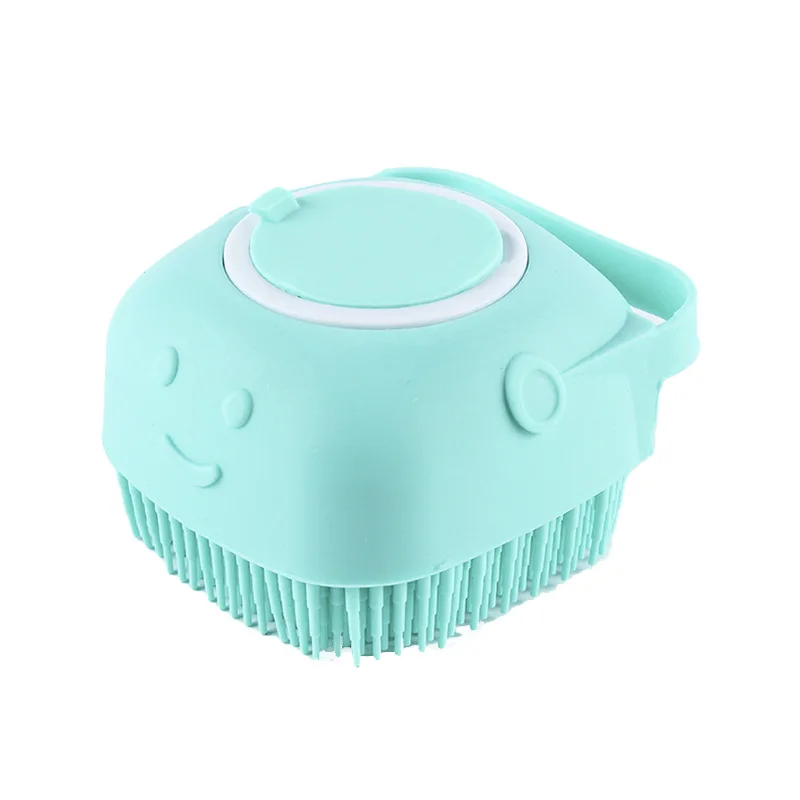 Pet Massage Brush Bathroom Puppy Big Dog Cat Bath Massage Gloves Brush Soft Silicone Pet Accessories for Dogs Cats Grooming Tool