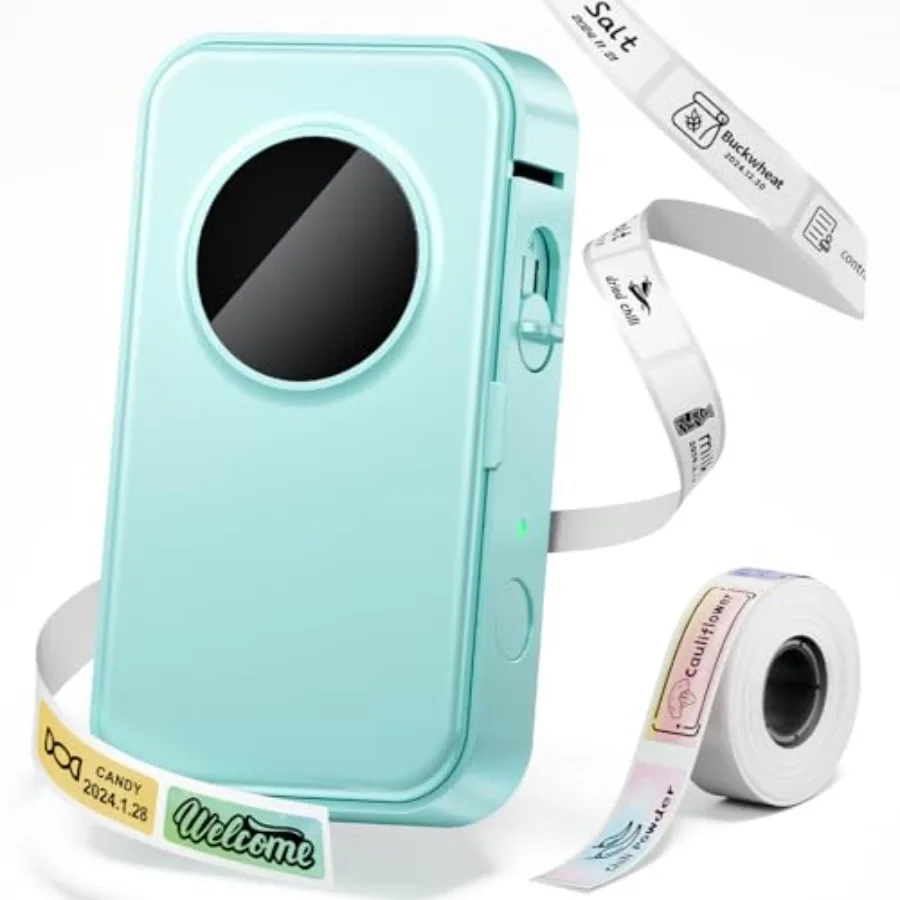 

Label Maker Machine with Tape D35 Portable Bluetooth Handheld Label Printer Wireless Mini Labels Maker Easy to Use with Smartph