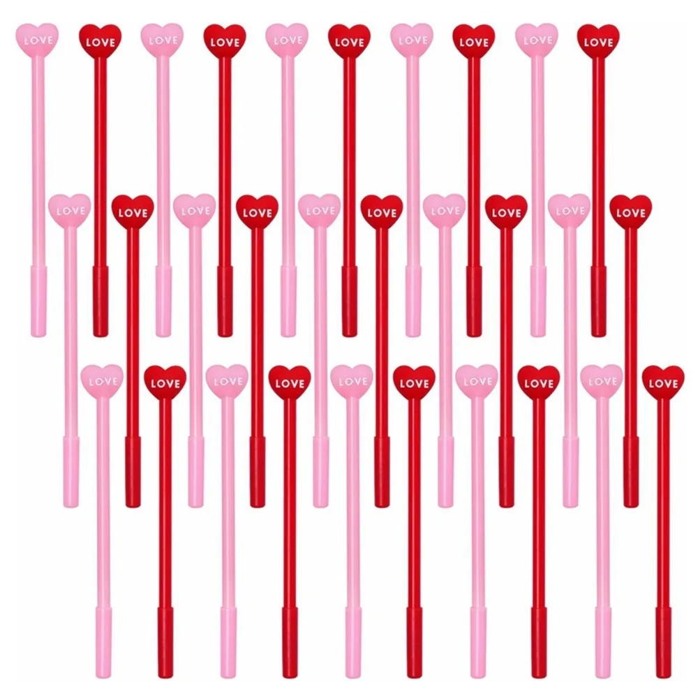 10–30 Stück niedliche Buchstaben-Liebesstifte für Valentinstag, Karneval, Hochzeitsgäste, Brautparty, Geburtstag, Gastgeschenke, Geschenktütenfüller