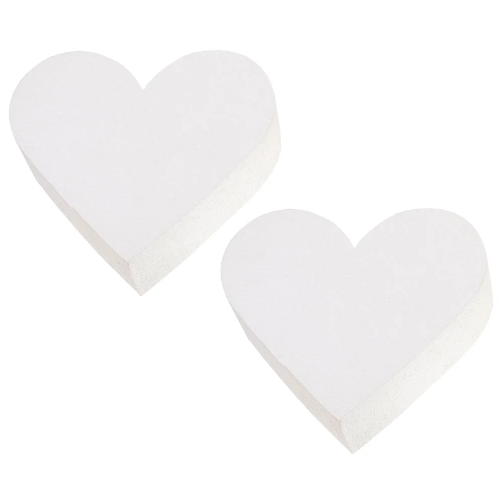 2 Pcs Decoration Aesthetic Bubble Cake Baking Models Top Hat Dummies Heart Shaped Plate Spong