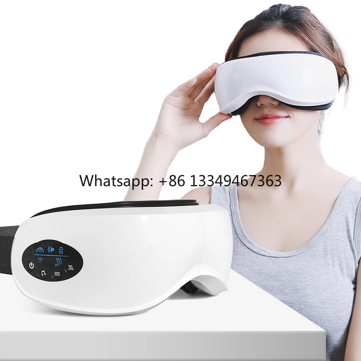 

Беспроводной 3D-массажер для глаз с функцией нагрева и Bluetooth-музыкой, складной дизайн для снятия усталости глаз и ухода за кожей