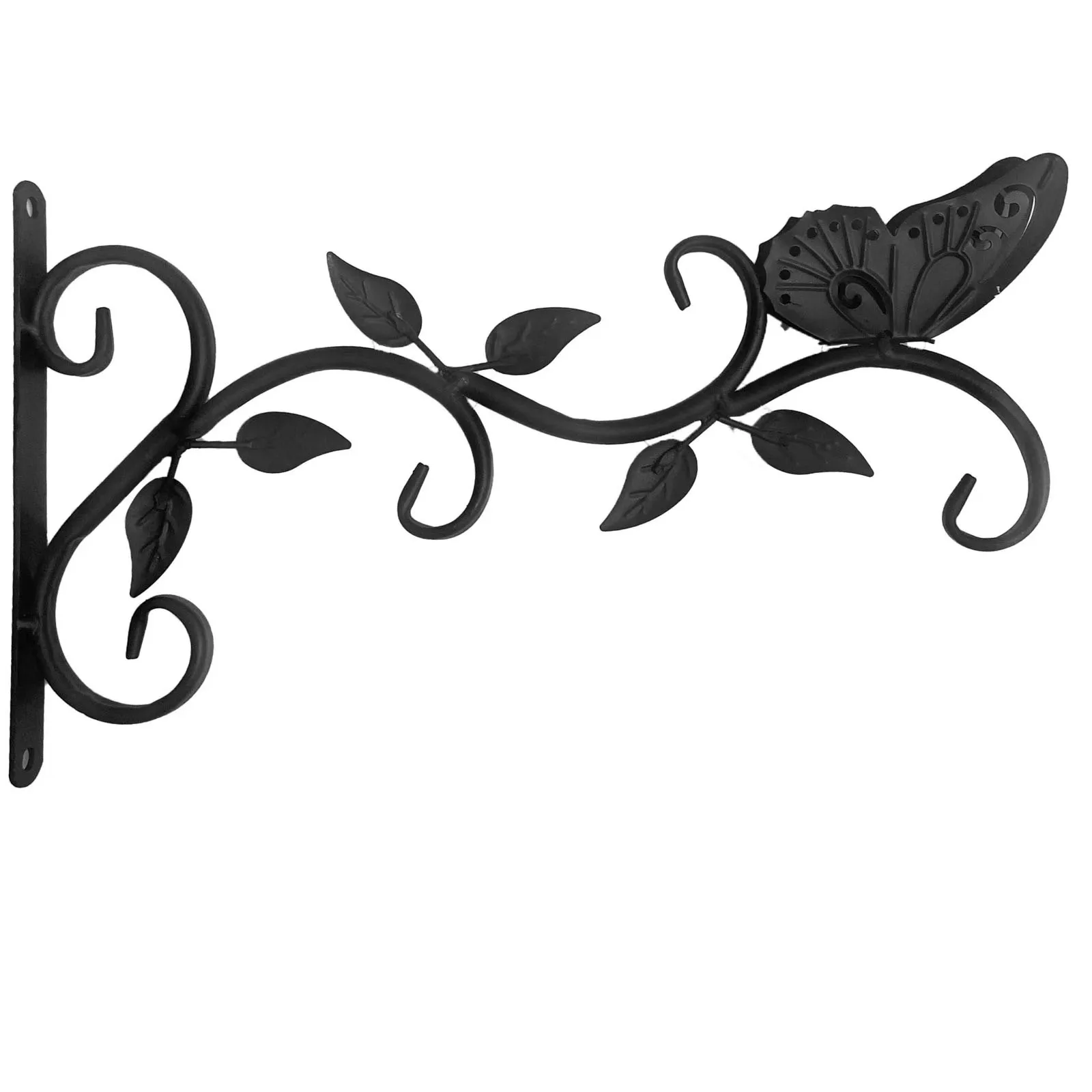 Simple wall-mounted metal flower pot hanger potted plant hook outdoor lantern balcony garden flower stand