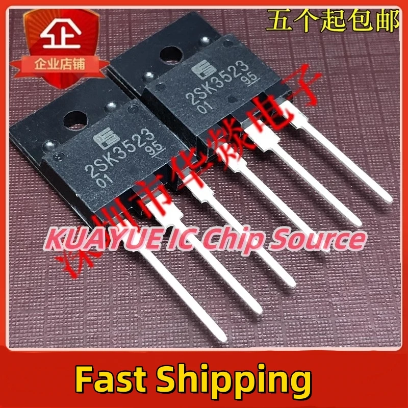 10PCS-30PCS   2SK3523   TO-3PF  500V  21A  Fast Shipping Quality Guarantee