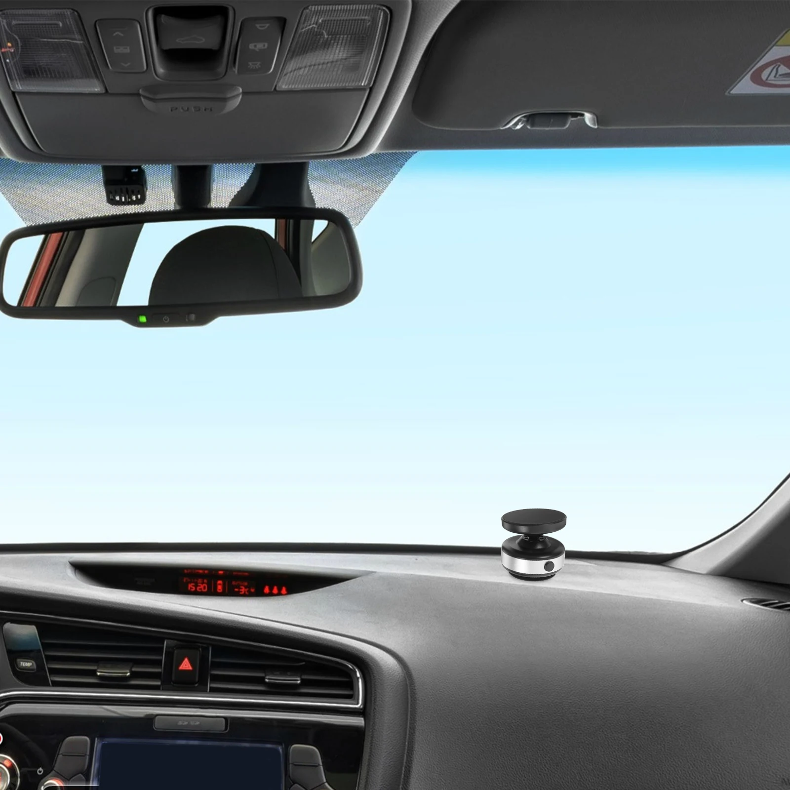 

Foldable Holder For Car Strong Suction Cup Dashboard Mount Adjustable Angles Compatible With All Smartphones Durable Portable