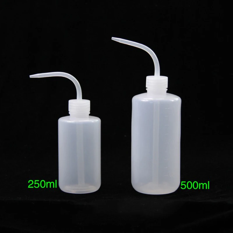 Eyebrow Eyelash Cleaning Washing Bottle Elbow Long Tube Bottle Flower Waterer