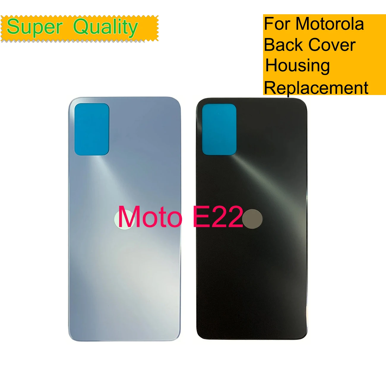 

10Pcs/Lot For Motorola Moto E22 Battery Cover Back Housing Door Real Case For Moto E22 Chassis Shell Replacement