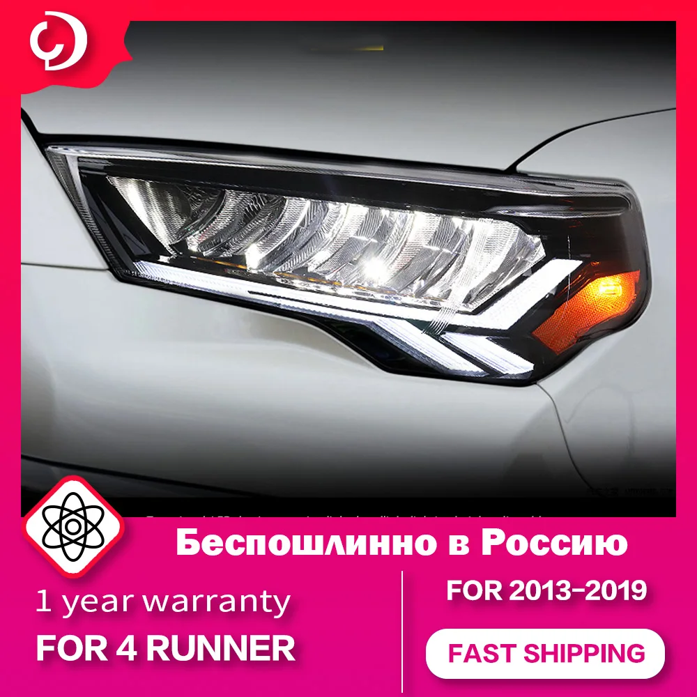 Headlights for Toyota 4 Runner 2013-2019 4Runner Head Lamp LED DRL Running Turn Signal Led Projector Lens Auto Accessories