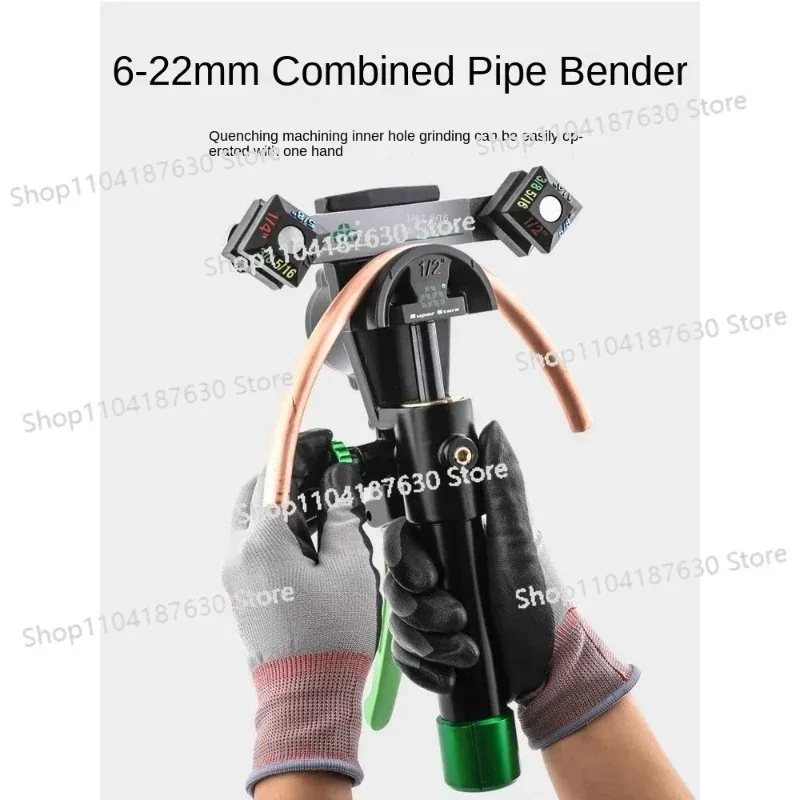Manual Hydraulic Copper Pipe Bending Machine 6-22mm Bending Tool Set DSZH ST-Y999 Air Conditioning Pipe Bending Tool