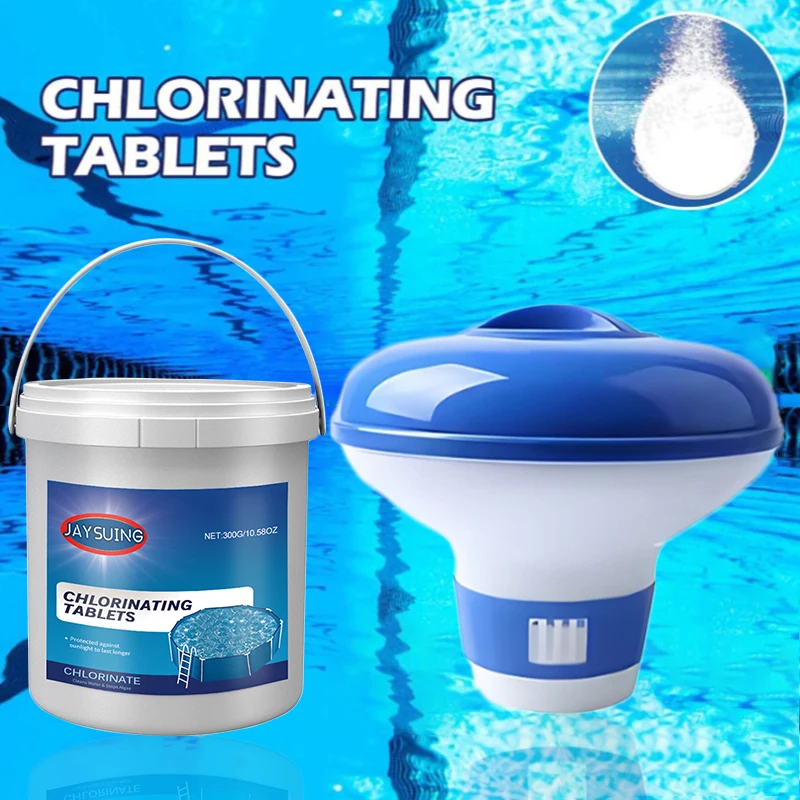 Pool Cleaning Effervescent Chlorine Tablet Long-Lasting Effervescent Tablets Water Care Pool Tablets For Hot Tub Water Cleaning