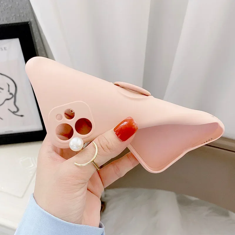 삼성 갤럭시 S25 S24 울트라 S23 S22 S21 플러스 A13 A52 A53 A54 TPU 소프트 뒷면 커버에 대한 링 홀더 전화 케이스 포함