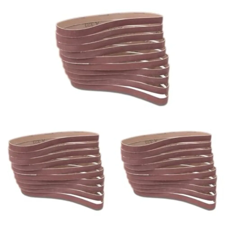 

WEN 6307SP80 80-Grit 1/2 x 18" Sanding Belt Sandpaper 30 Pack