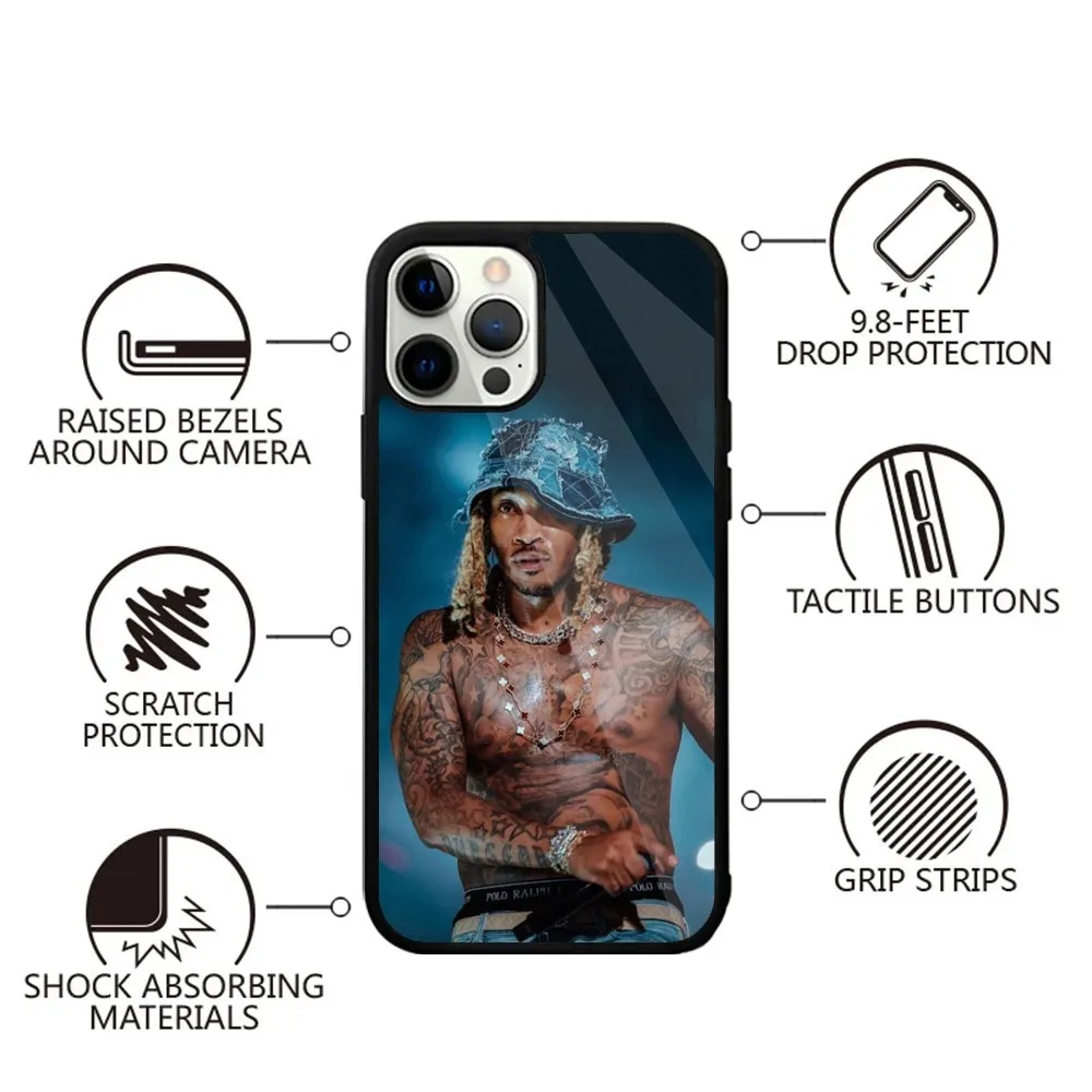 Future Rapper Phone Case For iPhone 16,15,14,13,12,11,Plus,Pro,Max,Mini Magsafe Magnetic Wireless Charging