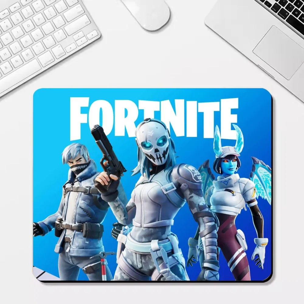 B-fattles R-royales F-fortnites mousepad 25x29cm แผ่นรองจานขนาดเล็กแผ่นรองเมาส์คอมพิวเตอร์คีย์บอร์ดเกมแผ่นรองปูโต๊ะสำหรับ