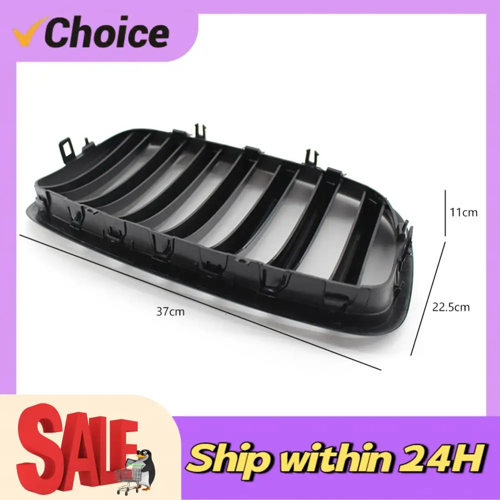 

1 Pair Car Front Bumper Grill Gloss Black Double Slat Kidney Grille for BMW X5 E70 X6 E71 2007-2013 Car Accessories