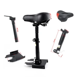 Chair Retractable Seat Bumper Foldablex Height Adjustable Saddle For Xiaomi Electric Scooter Accessories