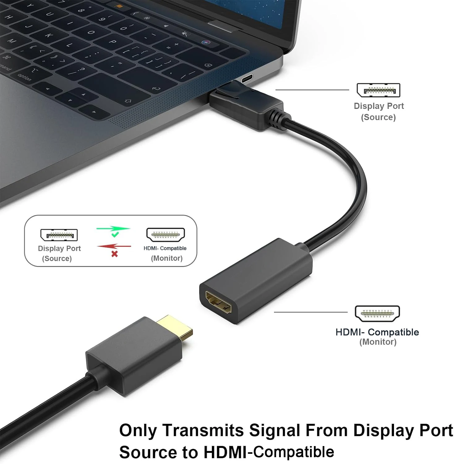 Display Port Male to Female HDMI-compatible Cable Adapter Converter Gold Plated Displayport For Hdmi Cable DP 1.2 to HDTV For PC