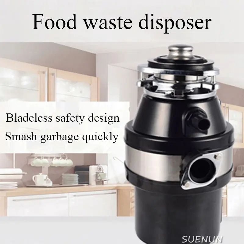 

Food Waste Disposer Residue Garbage Processor Air Switch Sewer Rubbish Disposal Crusher Grinder Material Kitchen Sink Appliance