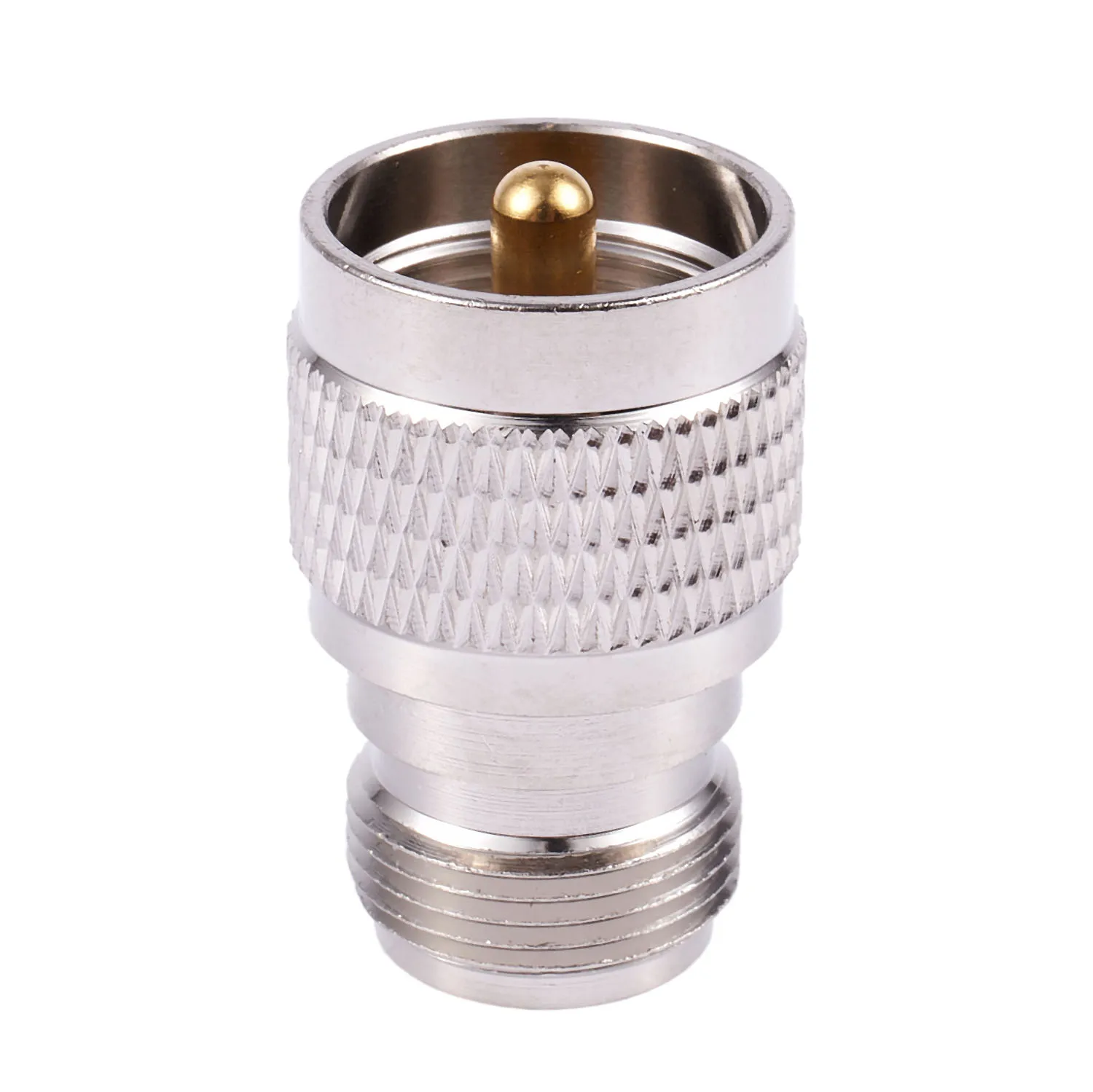 A64E  UHF Male PL259 to N Female M/F Straight Coax RF Adapter