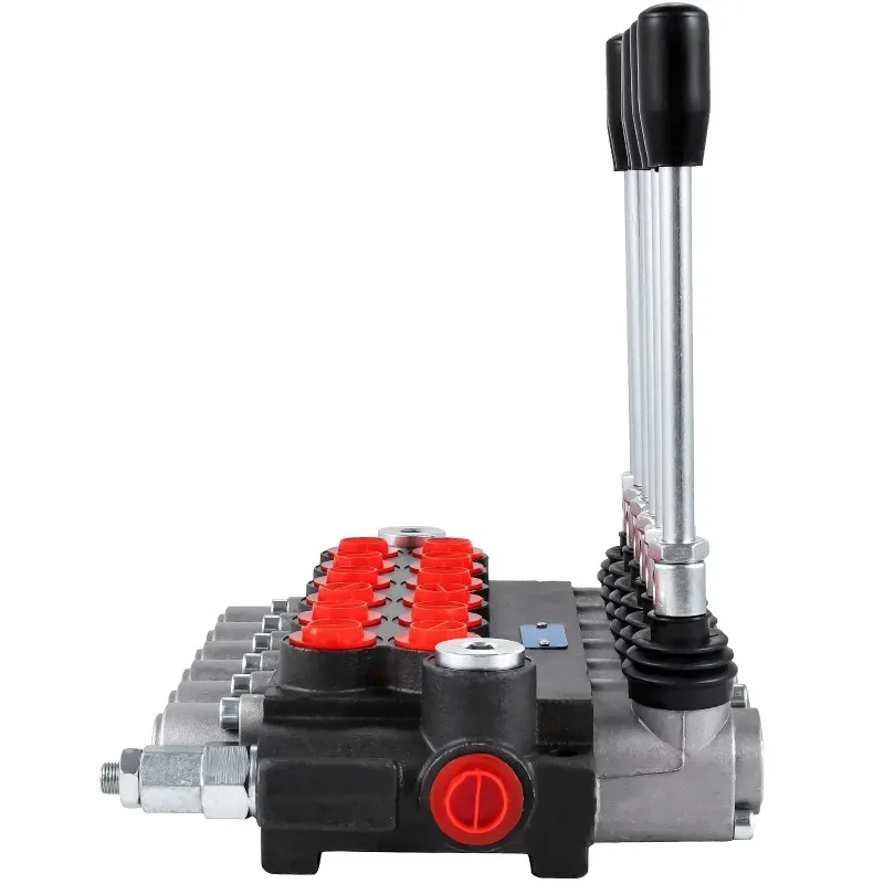 6 Spool Hydraulic Spool Valve, 11 GPM Hydraulic Loader Valve, 3600 PSI Directional Control Valve