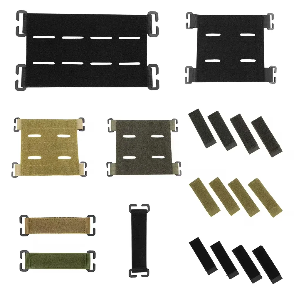 Parches tácticos Molles de nailon, tablero de parches, soporte de pantalla de Panel para mochila, caza, Mini parches, tira de tablero