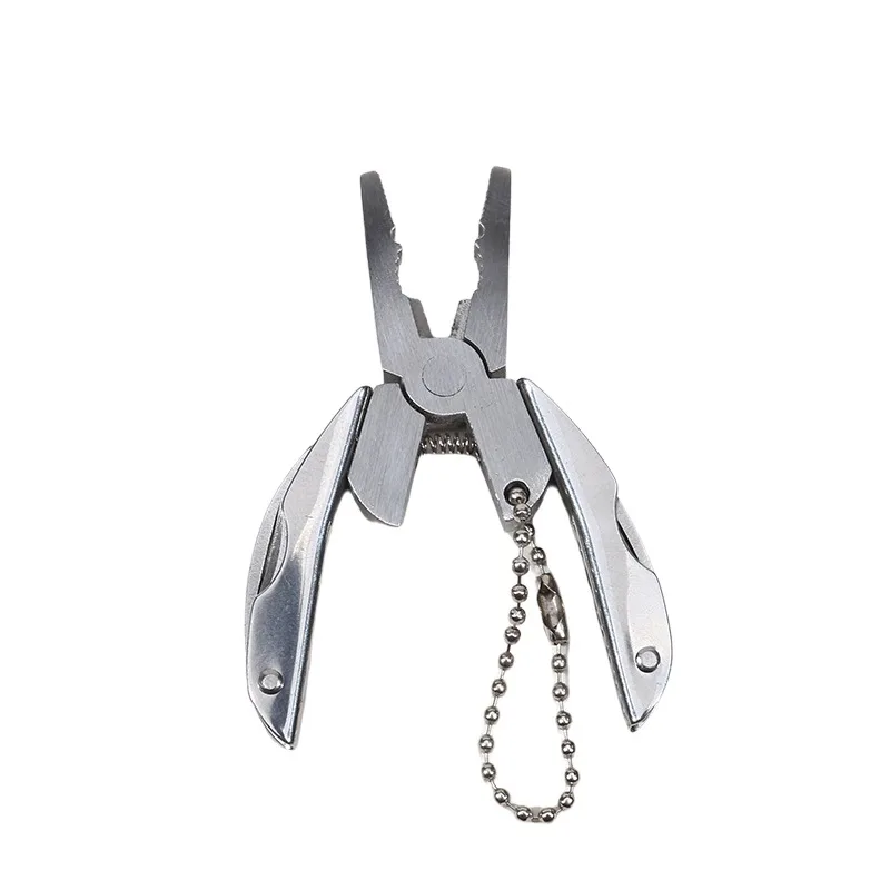 Outdoor Multifunction Pliers Mini Multipurpose Folding Pliers Keychain Tool Pliers Key Ring Small Pliers Life Saving Tools