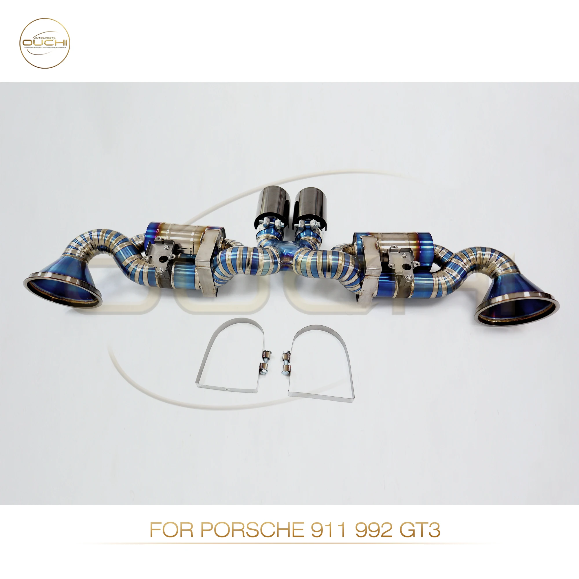 OUCHI High Performance Exhaust System for Porsche 911 992 GT3 3.0T Catback Titanium Alloy Exhaust Auto Performance Parts