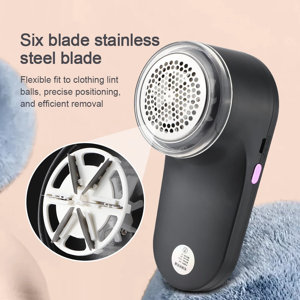 Electric Lint Remover For Clothes Fuzz Pellet Sweater Fabric Hair Ball Trimmer Portable Charge Detachable Cleaning USB Charging