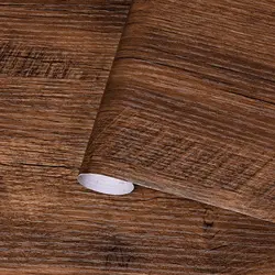 40cm Vinyl Waterproof Wood Grain 3D Stickers for Wardrobe Cupboard Table Closet Furniture PVC Self Adhesive Wallpaper Home Decor