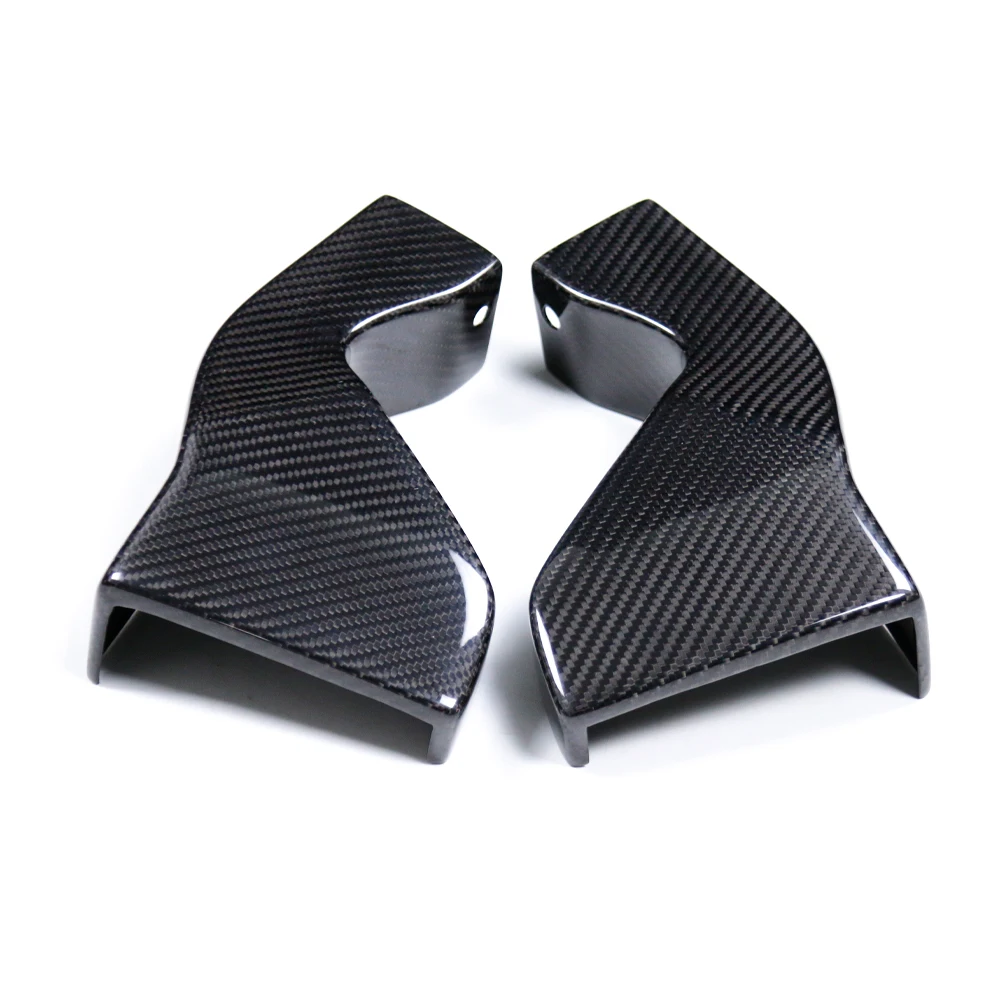3K Dry Carbon Fiber Brake Caliper Air Cooling Ducts Motorcycle Brake Disk Cooler Air Duct for R1 2020-2026