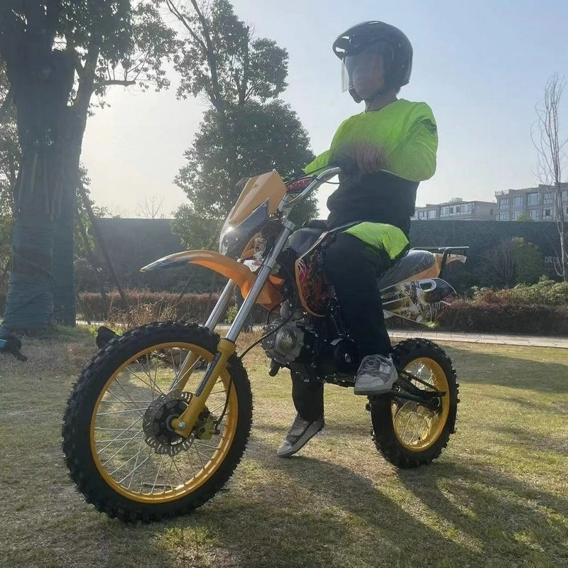 Large off-road motorcycle, mountain off-road vehicle, two wheeled motorcycle, all terrain motorcycle,