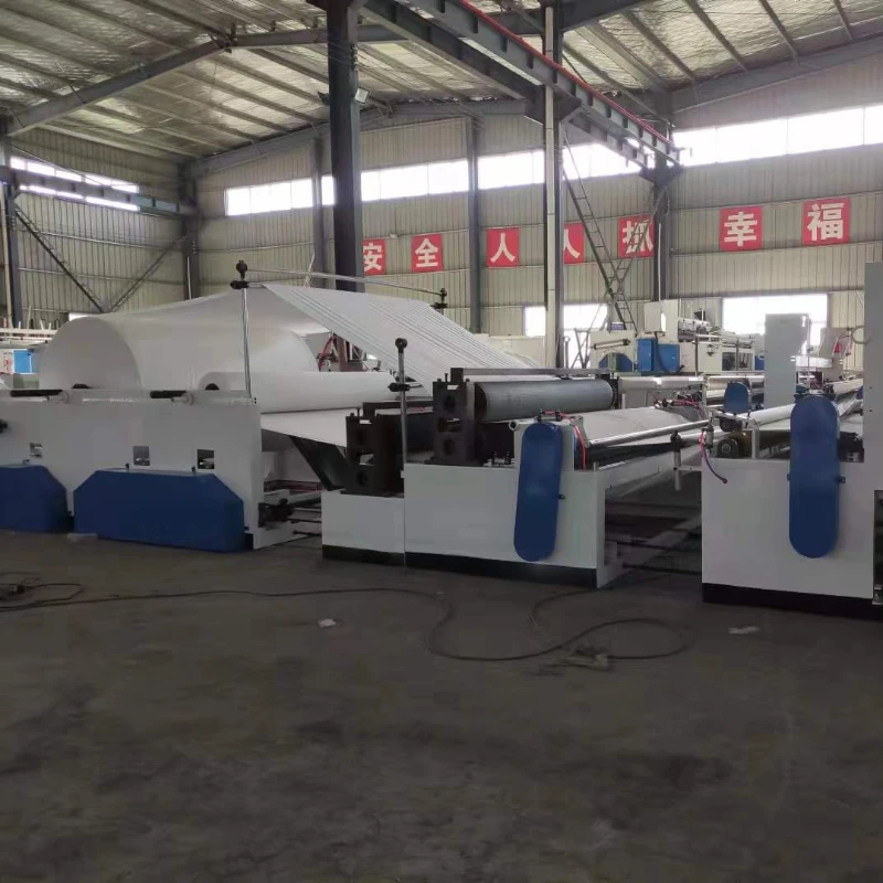 Toilet Tissue Paper Making Machine Fully Automatic Toilet Tissue Roll Paper Production Line