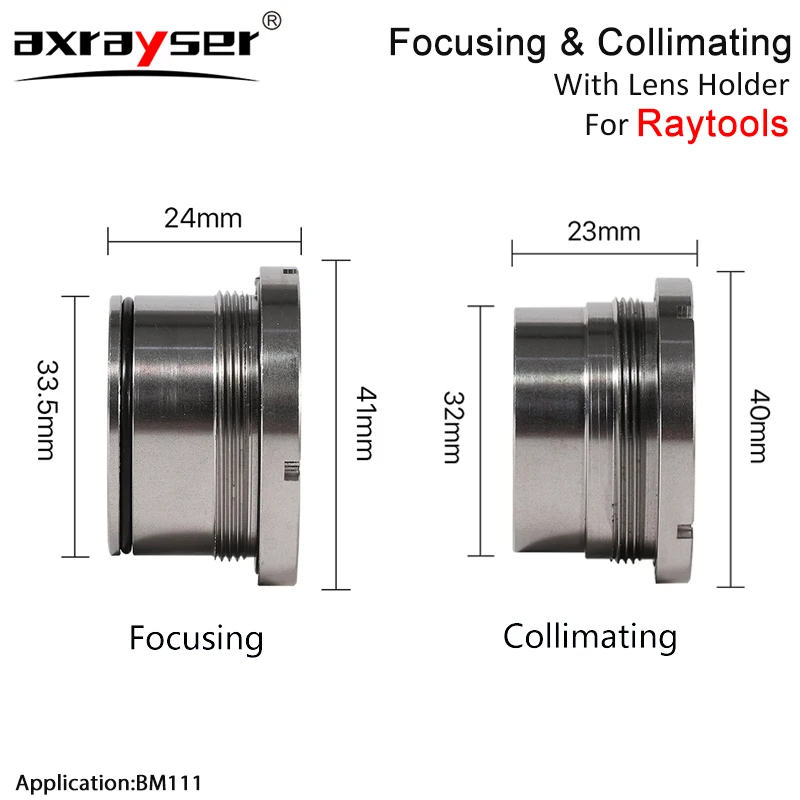 Imagem -05 - Cabeça de Corte da Fibra de Raytools com Suporte Lente Focalizando do Laser F100 F125 F150 F155 F200 Bm06k Bt240 Bm110 Bm111 Bm114 Bm115