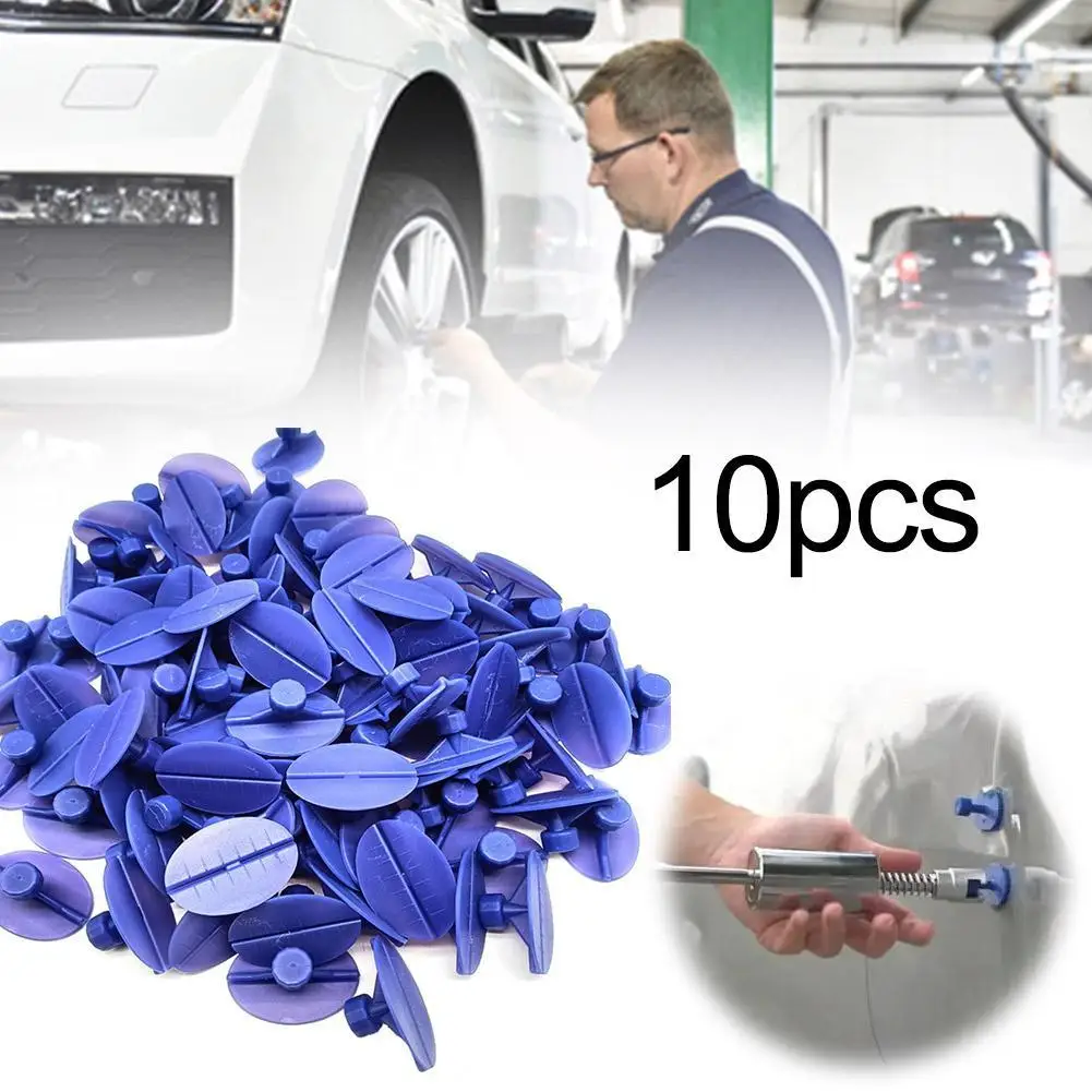 

10PCS Car Dent Pulling Glue Tabs Removal Set Auto Body Dent Repair Tabs Kit Use With Hand Puller Body Repair Tools