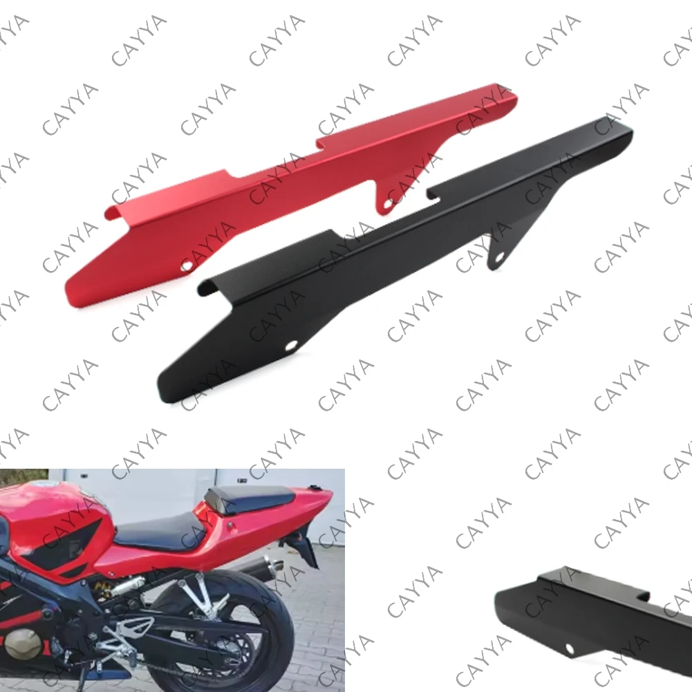 Aluminum Motorcycle Rear Chain Guard Protection Cover For HONDA CBR600 F4 F4i 2001 2002 2003 2004 2005 2006 2007