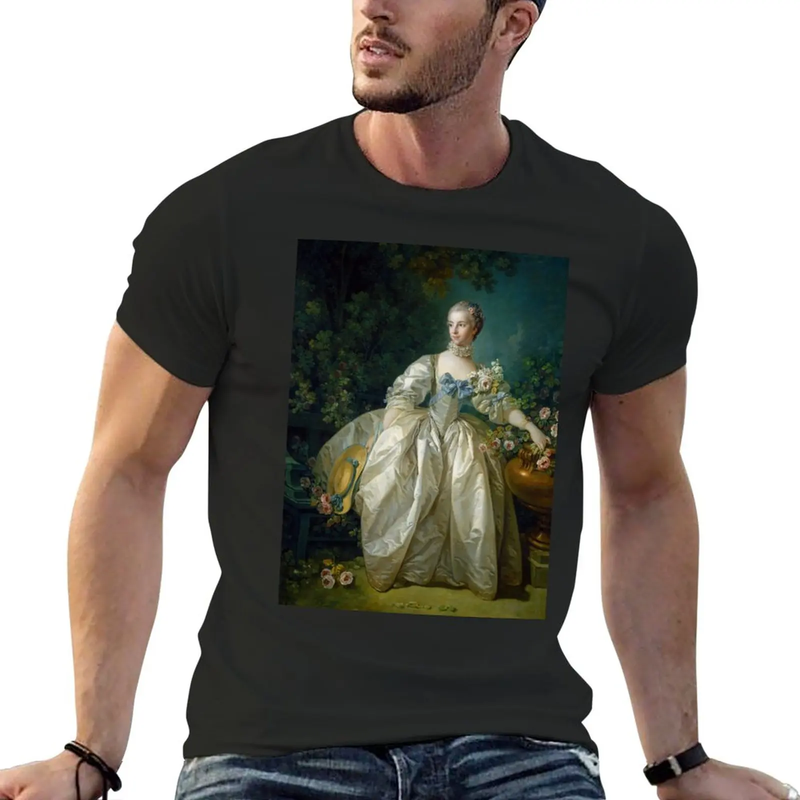 Madame Bergeret - Francois Boucher T-Shirt new edition summer clothes sweat shirt blanks mens tall t shirts