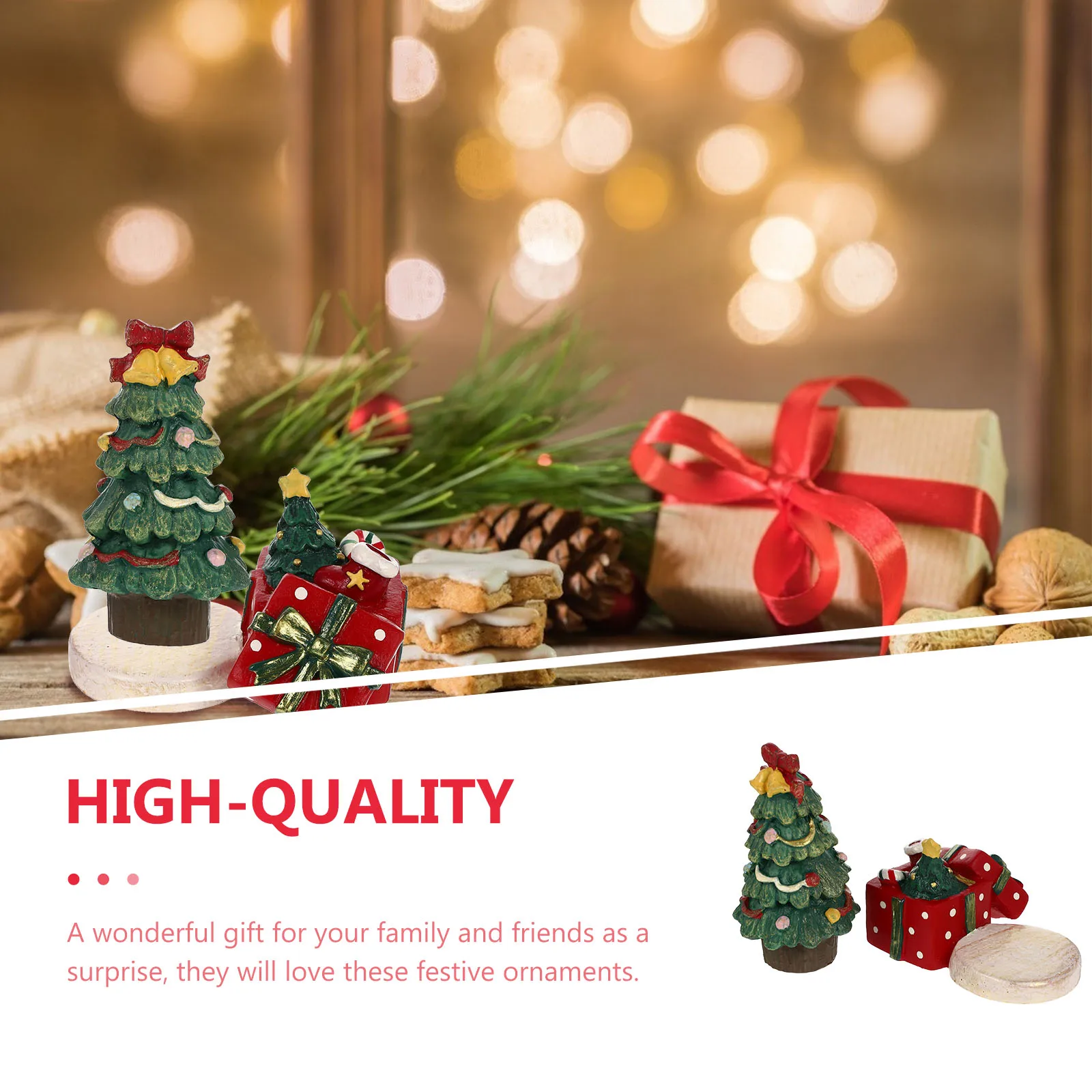 

2pcs Decor Craft Holiday Decoration Xmas Decor Christmas Ornaments Festive Xmas Adornment Home Party Gift Tree 2023