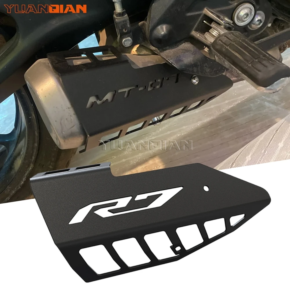 

Motorcycle Exhaust Pipe Heat Shield Cover Muffler Protector Guard Accessories FOR YAMAHA YZF R7 YZF-R7 YZFR7 2022 2023 2024 2025