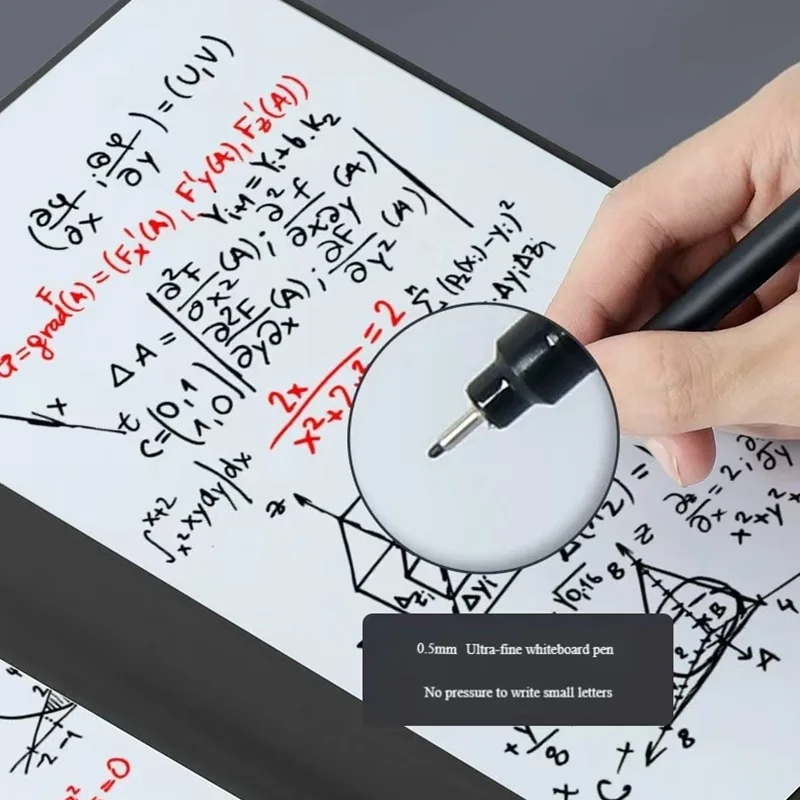 

A5 Reusable Whiteboard Notebook Set With Whiteboard Pen Erasing Cloth Leather Memo Pad Weekly Planner Portable Stylish Office