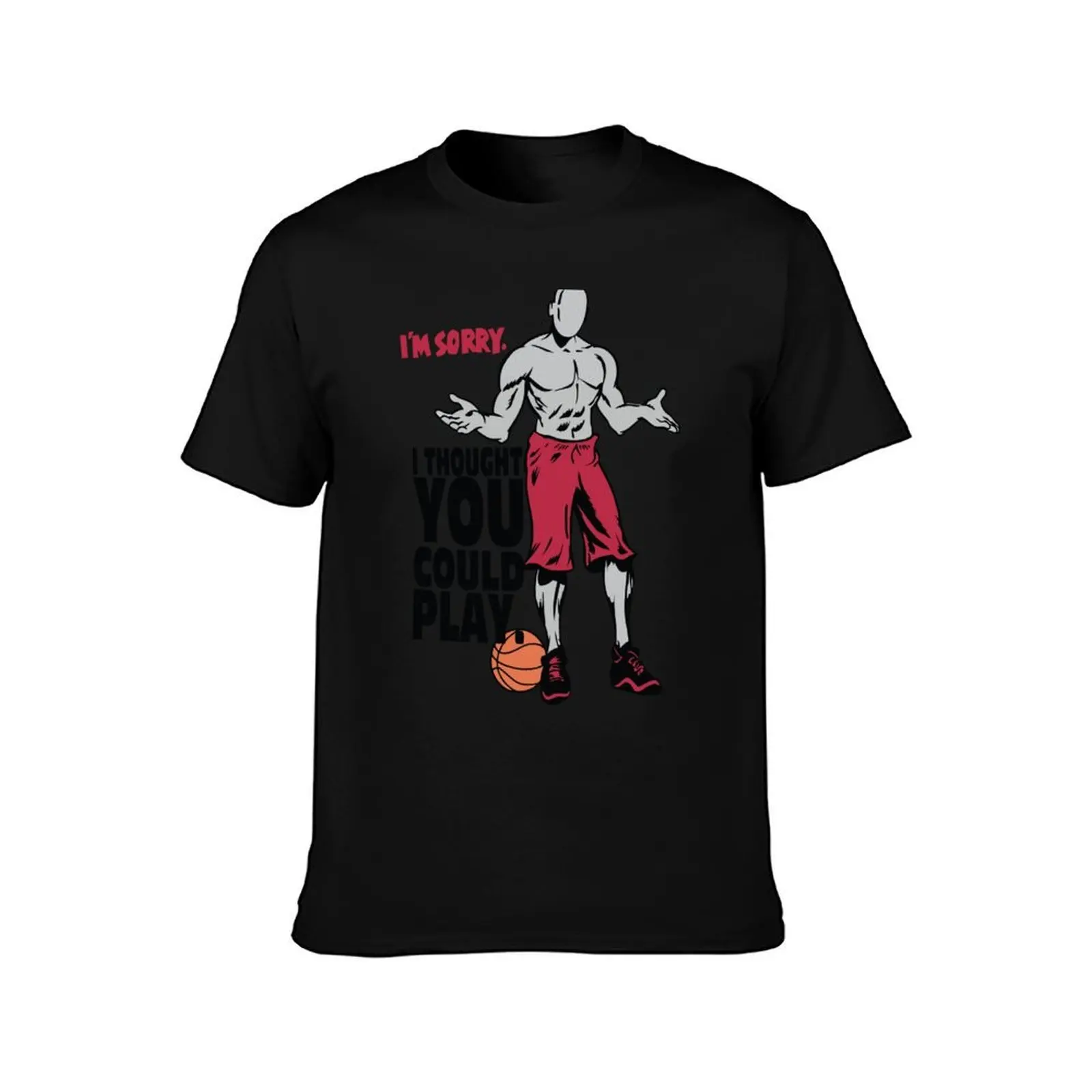 Funny And 1 Trash Talk I'm Sorry I Thought You Cold Play T-Shirt, Summer Casual Cotton Tee, Oversized Streetwear Tops
