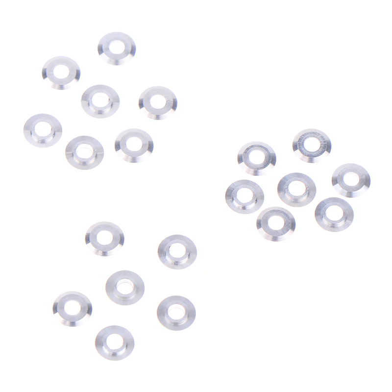 20PCS Mini Metal Washer Gasket Shim Spacers For 520 Ball Bearing Guide Wheel Roller 94768 Spare Parts For Tamiya 4WD RC Car