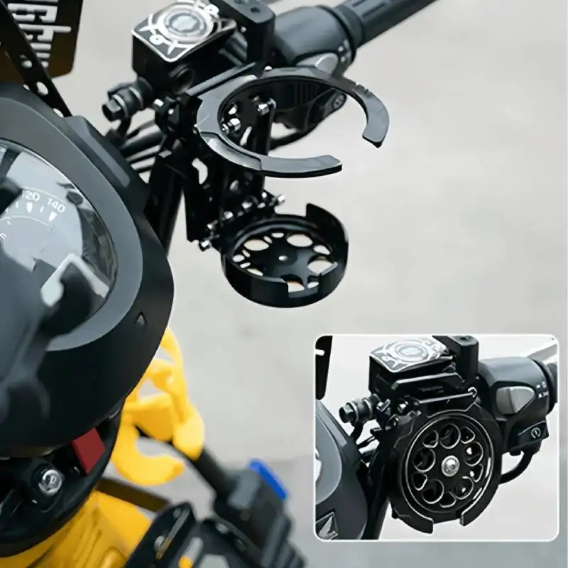 

Motorcycle Cup Holder Foldable Motorbike Handlebar Cup Support For Water Cup Bracket Drink Holder Riding Accessories