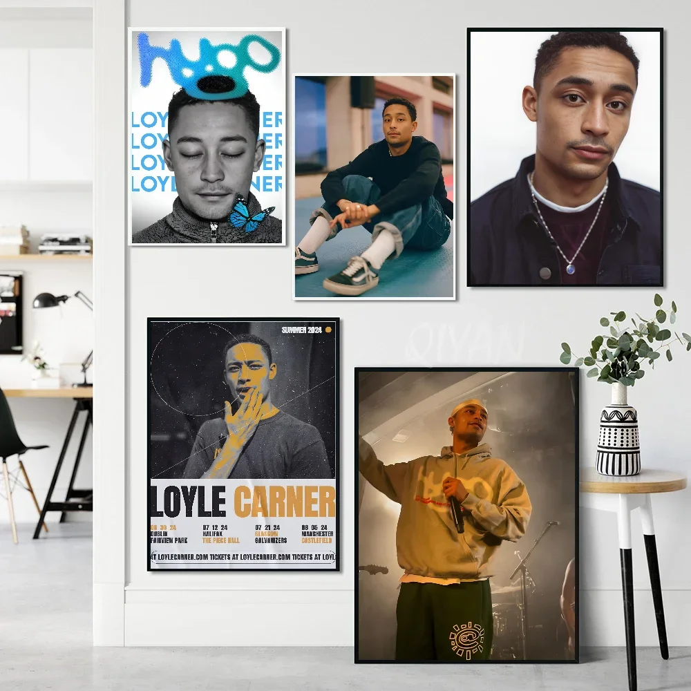 1PC Music Star Loyle Carner Bakar Poster Poster Paper Print Home Living Room Bedroom Entrance Bar Cafe Art Painting Decoration